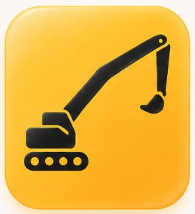 Long-boom excavators icon